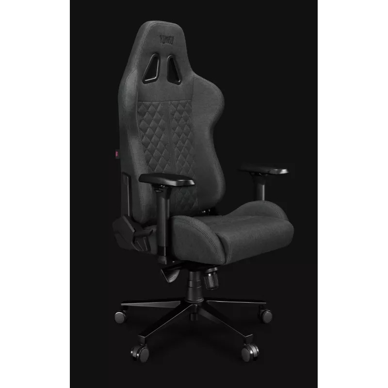 Yumisu 2050 stof grijs/zwart gamingstoel