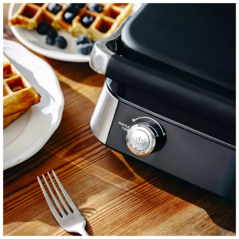 Adler AD 3084 wafelijzer, 2400 W, zwart/zilver