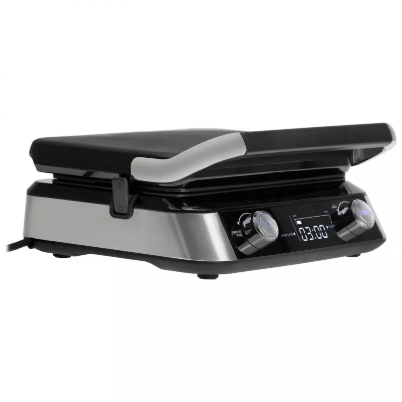 Adler AD 3084 wafelijzer, 2400 W, zwart/zilver