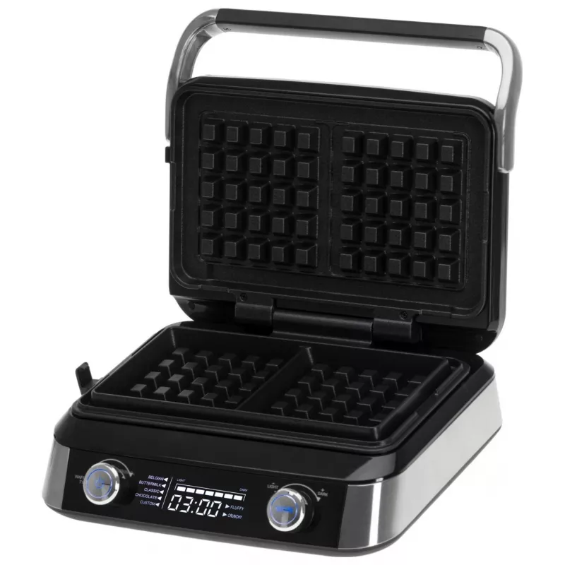 Adler AD 3084 wafelijzer, 2400 W, zwart/zilver