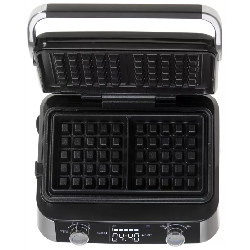 Adler AD 3084 wafelijzer, 2400 W, zwart/zilver