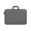Wozinsky WNT-17G 17,3 inch neopreen laptophoes met verzonken handgreep - grijs