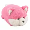 LEAN TOYS pluchen vos knuffeldier, roze zachte vacht, 16 cm
