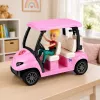 LEAN TOYS Meleks golfset voor poppen met hond golfset vakantieaccessoires