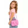 LEAN TOYS draagbare 2-in-1 beautyset met etui, spiegel, cosmetica en accessoires, roze