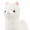 LEAN TOYS pluchen alpaca lama zachte vacht wit 38 cm