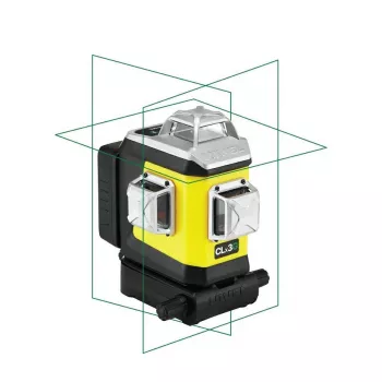 NIVEL SYSTEM CLx3G 3x360° groene lijnen laserwaterpas met Li-ion accu