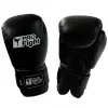 Profight leren Dragon-bokshandschoenen, zwart