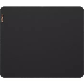 KRUX Space XL gaming-muismat – microvezel stoffen bureaumat, 900x400x3 mm, antislip rubberen basis, zwart