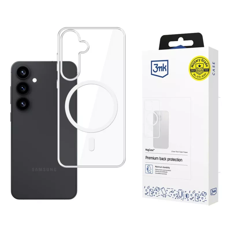 3MK MagCase hoes voor Samsung Galaxy S25+ zwart