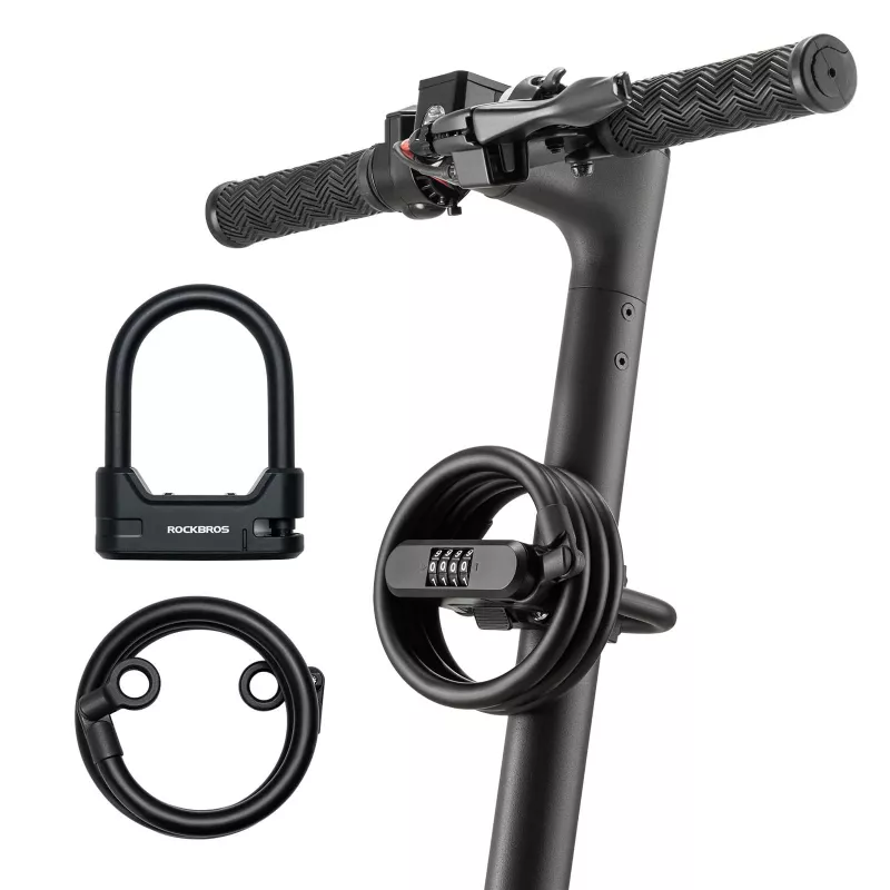 ROCKBROS RK242 schijfremslot voor e-scooter - zwart