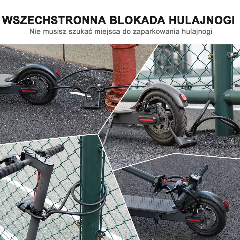 ROCKBROS RK242 schijfremslot voor e-scooter - zwart