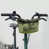 Rockbros W020-1 opvouwbare stuurtas fietstas - groen