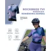 ROCKBROS dames TVI wielrentrui korte mouw navy blue maat S