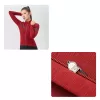 ROCKBROS dames thermo-lange mouw wielrentrui YPW065 rood maat M