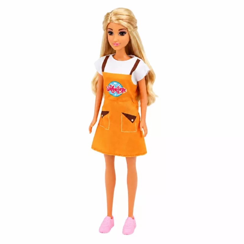 LEAN TOYS Anlily pop caissière verkoopster kassa levensmiddelen speelset