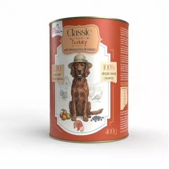 Syta Micha graanvrij natvoer voor honden met kalkoen, bosbessen en mango - blik 400g