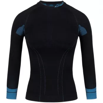 Alpinus Tactical dames thermoactieve baselayer sweatshirt zwart-blauw GT43210 maat S