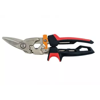 Fiskars PowerGear X linkshandige plaatschaar voor plaat, 20 mm snijcapaciteit, PTFE-gecoate bladen, FiberComp-handgrepen