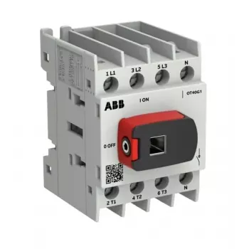ABB OTOT40G1-4BSN2Plus 40A 4-polige lastscheider, G1-frame, bodemmontage