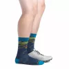 Darn Tough Ridge Runner Micro Crew ultra-lichte loopsokken - middernacht