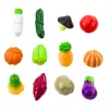LEAN TOYS groentesnijset met plank en mes, educatief accessoire voor kinderen