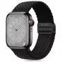 Tech-Protect Nylon Magnetic Loop armband voor Apple Watch 8/9/10/11/SE (40/41/42mm) zwart