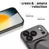 Tech-Protect Magflex MagSafe achterkantcover voor Apple iPhone 17 Pro Max, glanzend zwart (TPU/PC)