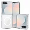 Tech-Protect Flexair Hybrid MagSafe hoes voor Samsung Galaxy Z Flip 8 transparant