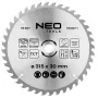 NEO TOOLS 315 mm TCT cirkelzaagblad, 40 tanden, 30 mm boring, houtsnede