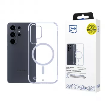 3MK Just20g MagCase voor Samsung Galaxy S26 Ultra - transparante MagSafe-achterkant hoes