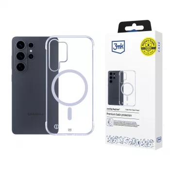 3MK Just20g MagCase voor Samsung Galaxy S26 Ultra - transparante MagSafe-achterkant hoes