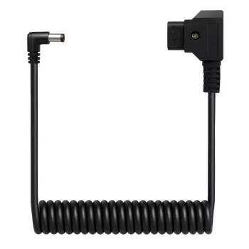Newell D-Tap naar DC 5,5x2,5mm spiraalkabel, 90cm, zwart