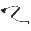 Newell D-Tap naar DC 5,5x2,5mm spiraalkabel, 90cm, zwart