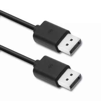 Qoltec DisplayPort v1.2 kabel, stekker naar stekker, 1,8 m, zwart, 4K 60Hz