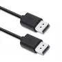 Qoltec DisplayPort v1.2 kabel, stekker naar stekker, 1,8 m, zwart, 4K 60Hz