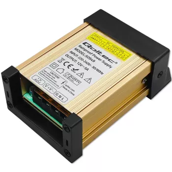 QOLTEC LED-schakelvoeding IP45 60W 12V 5A waterdicht