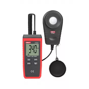 UNI-T UT383S digitale luxmeter met MAX/MIN/AVG, achtergrondverlichting, automatische uitschakeling