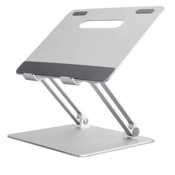 Camrock AP-2D laptopstandaard, 11–15,6 inch, in hoogte en helling verstelbaar, opvouwbaar, aluminium (CR4280)