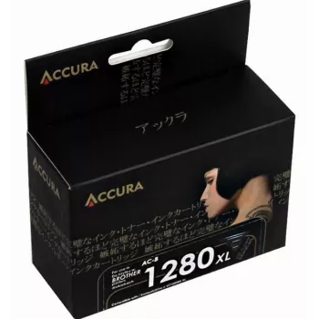 ACCURA AC-B1280BXL high yield zwarte inktcartridge voor Brother LC1280XLBK