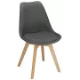 NO NAME eetkamerstoel ZWART DC0022 47X41X82