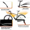 ROCKBROS DNB-890 Fiets spatbordset voor 26-29 inch MTB - Zwart