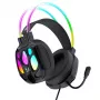 Wozinsky WSG-1118 Bedrade gaming-headset met RGB-verlichting en microfoon - Zwart
