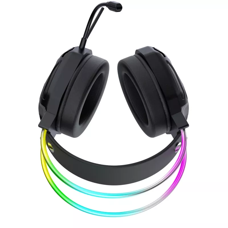 Wozinsky WSG-1118 Bedrade gaming-headset met RGB-verlichting en microfoon - Zwart