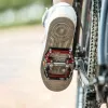 ROCKBROS 2010-12SBKR Aluminium platformpedalen met afgedichte lagers - Zwart/Rood