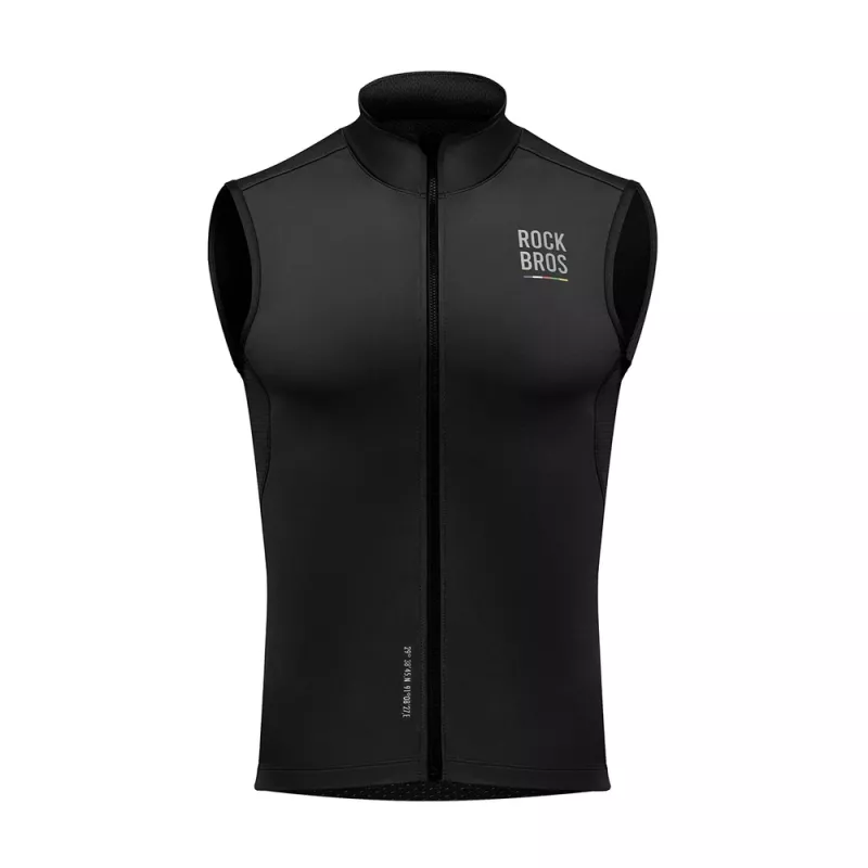 ROCKBROS ROAD TO SKY TLMJ002 Geïsoleerd winddicht fietsvest M Zwart