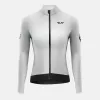 ROCKBROS dames YDWT006 TVI geïsoleerde fietsjas voor herfst/winter, wit-grijs, maat M