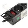 DELTA PD-4/R10/R 4-voudig stopcontactblok met 10m kabel, rood