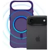 3MK Smoke MagCase paars voor Apple iPhone 15 Pro Max – doorschijnende MagSafe-achterkant hoes