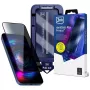 3MK HardGlass MaxPrivacy privacy glass met applicator voor Apple iPhone 17 Pro zwart